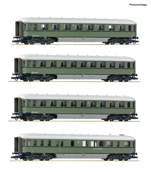 Roco 6200049 4-teiliger Set: Reisezugwagen „Plan D“, NS