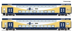Roco 6200106 2-teiliger Set: Doppelstockwagen, metronom