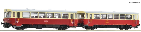 Roco 7710010 Dieseltriebwagen M 152 0262 mit Beiwagen, CSD