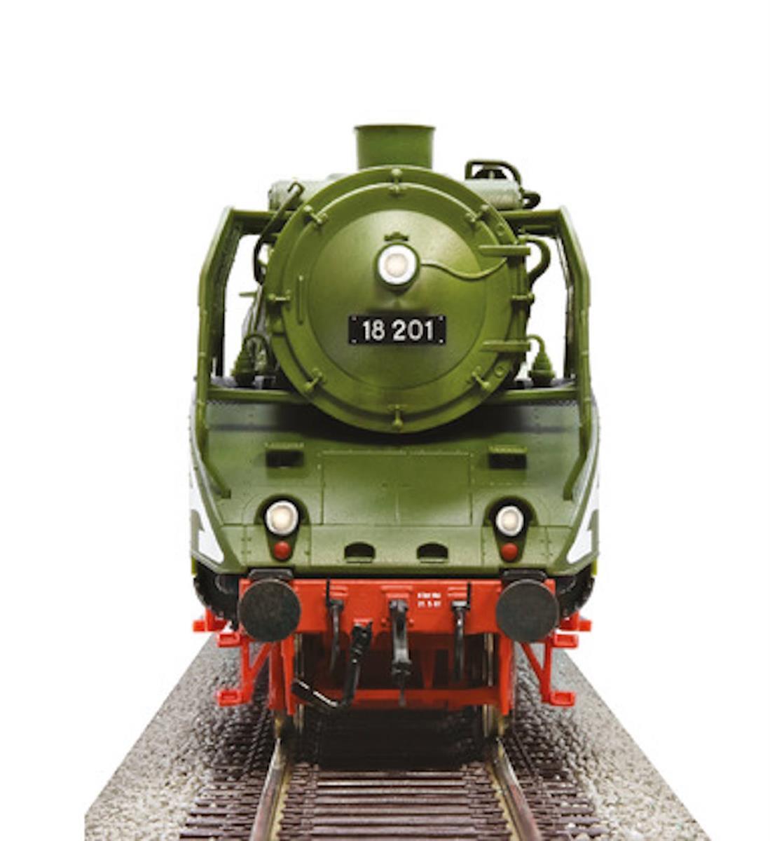 Roco 7110006 Schnellfahr-Dampflok 18 201 Kohle DR  -Sound Version