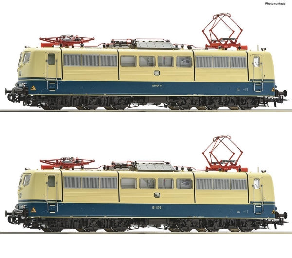 Roco 70408 2-teiliger Set: Elektrolokomotiven 151 094-0 und 151 117-9, DB