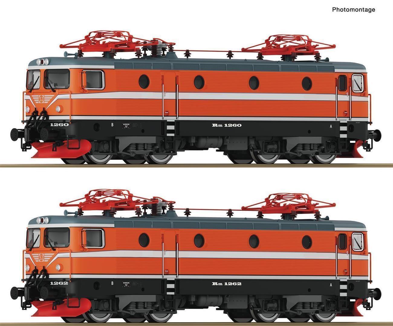 Roco 7520048 2-teiliger Set: Elektrolokomotiven Rm, SJ