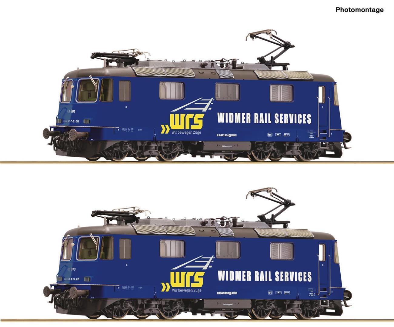 Roco 7520045 2-teiliger Set: Elektrolokomotiven 421 373-2 und 421 381-5, WRS