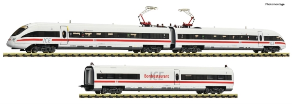Fleischmann 7760006 3-teilig Set: Elektrischer ICE-Triebwagenzug BR 411, DB AG