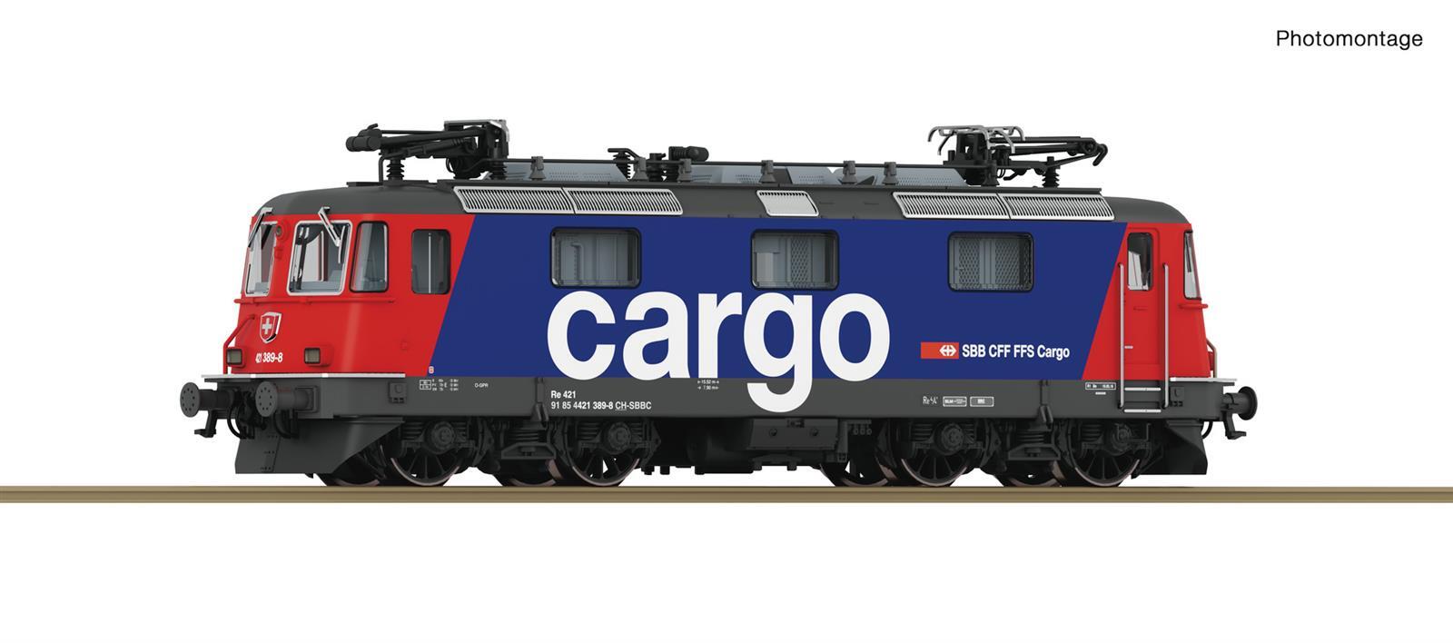 Fleischmann 732402 Elektrolokomotive 421 389 der Schweizerischen Bundesbahnen.
