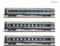 Fleischmann 6260019 Wagenset mit drei Eurofima-Wagen der...