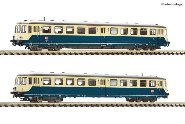 Fleischmann 740102 Akkutriebwagen 515 529 mit Steuerwagen 815 706 der Deutschen Bahn.