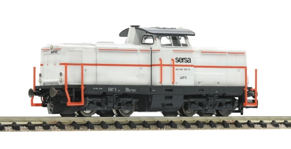 Fleischmann 721282 Diesellokomotive Am 847 957 „Lotti“ (ex DB 211 215) der Sersa AG.