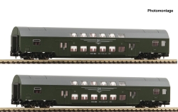 Fleischmann 6260042 2-teillig Set 2: Doppelstockwagen, DR