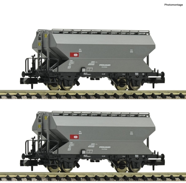 Fleischmann 831313 2-teillig Set: Getreidesilowagen, SBB