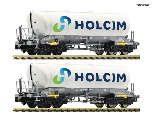 Fleischmann 6660047 2-teillig Set: Silowagen, Holcim