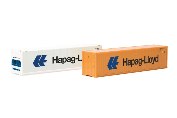 Herpa 076449-006 Container-Set 2 x 40 ft."Hapag Lloyd"