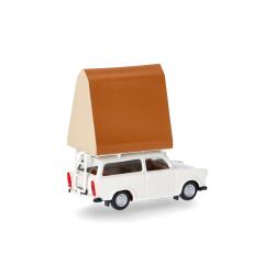 Herpa 024167-002 Trabant 601 Universal mit Dachzelt,...