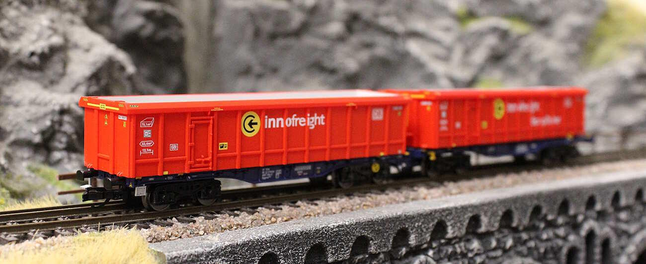 Tillig 15081 Doppeltragwagen InnoWaggon der VTG