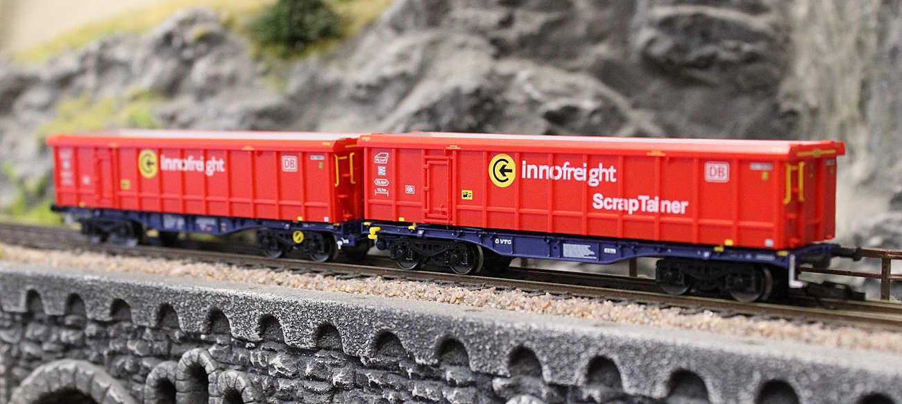 Tillig 15081 Doppeltragwagen InnoWaggon der VTG