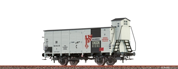 Brawa 50705  Gedeckter Güterwagen G10 "Sächsische Union Biere" DR