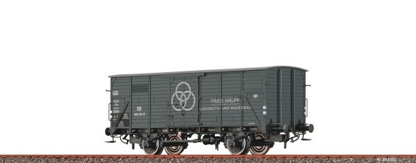 Brawa 50957  Gedeckter Güterwagen G10 "Krupp Stahl" DB