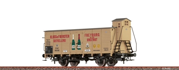 Brawa 50969  Gedeckter Güterwagen G10 "Kloss & Foerster" K.P.E.V.