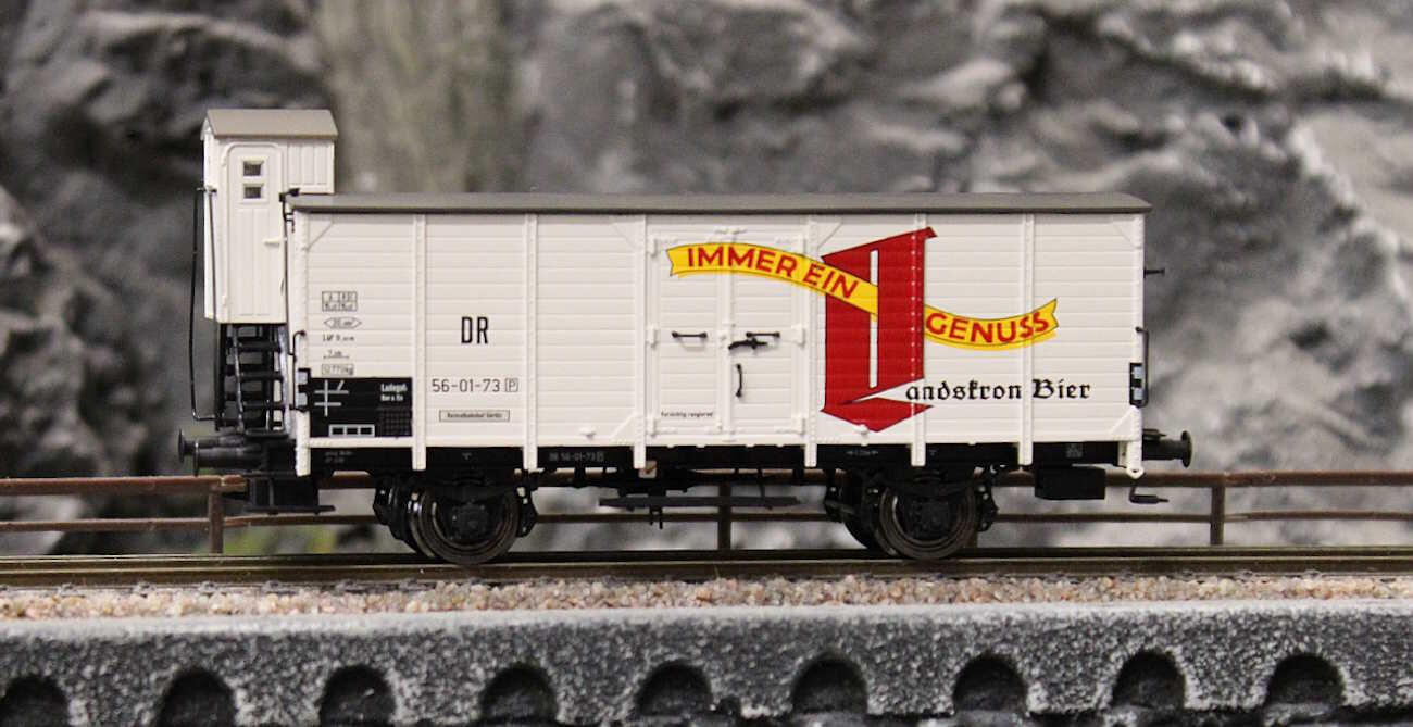 Brawa 50970  Gedeckter Güterwagen G10 "Landskron Brauerei" DR