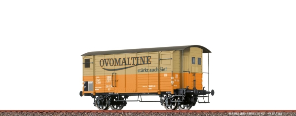 Brawa 50973  Gedeckter Güterwagen K2 "Ovomaltine" SBB