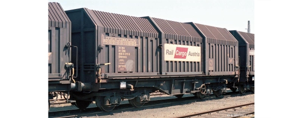 Brawa 51012  Teleskophaubenwagen Shimmns ÖBB, Rail Cargo Austria