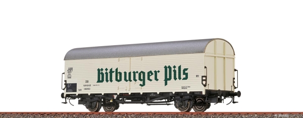 Brawa 50984  Gedeckter Güterwagen Tnfhs 38 "Bitburger" DB
