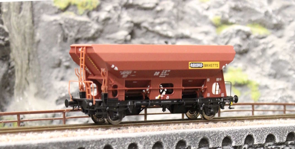 Brawa 49552  Offener Güterwagen Ommstu "Rekord Briketts" DR