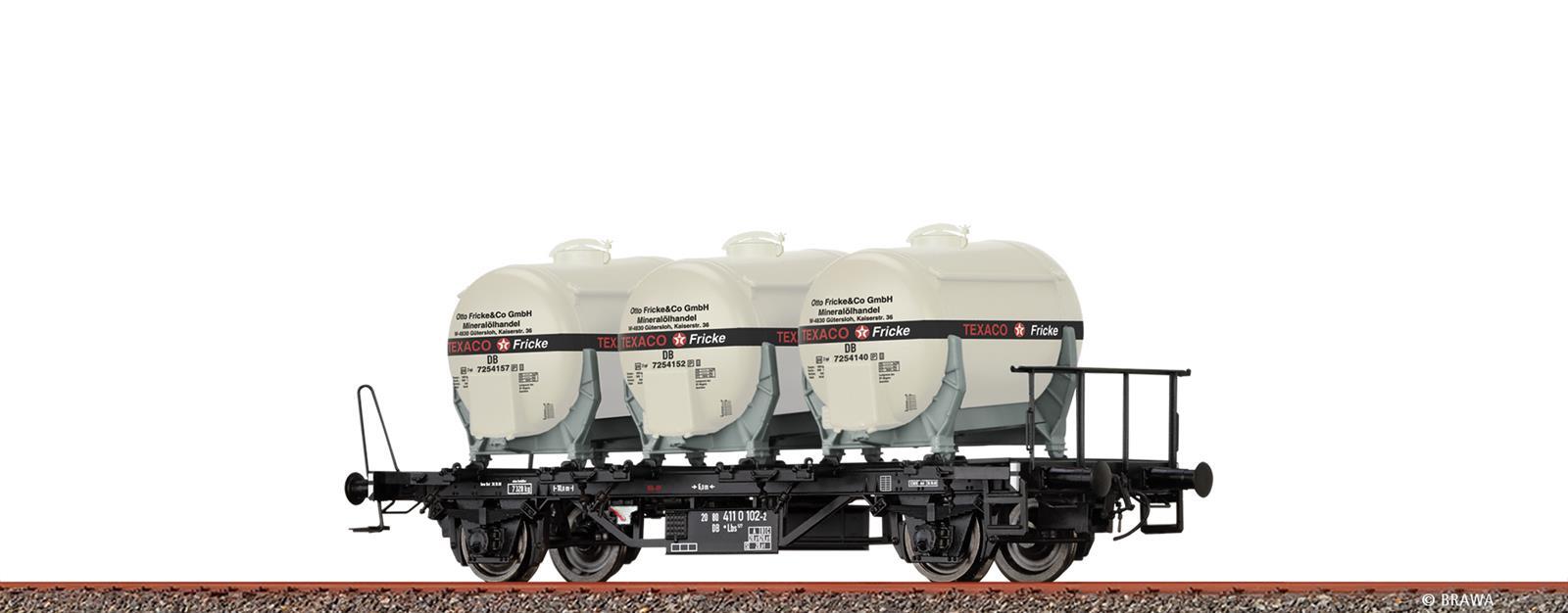 Brawa 50928  Behältertragwagen Lbs577 "Texaco" DB