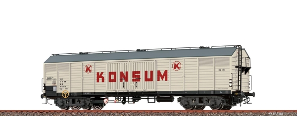 Brawa 50412  Gedeckter Güterwagen Gags-v "Konsum" DR