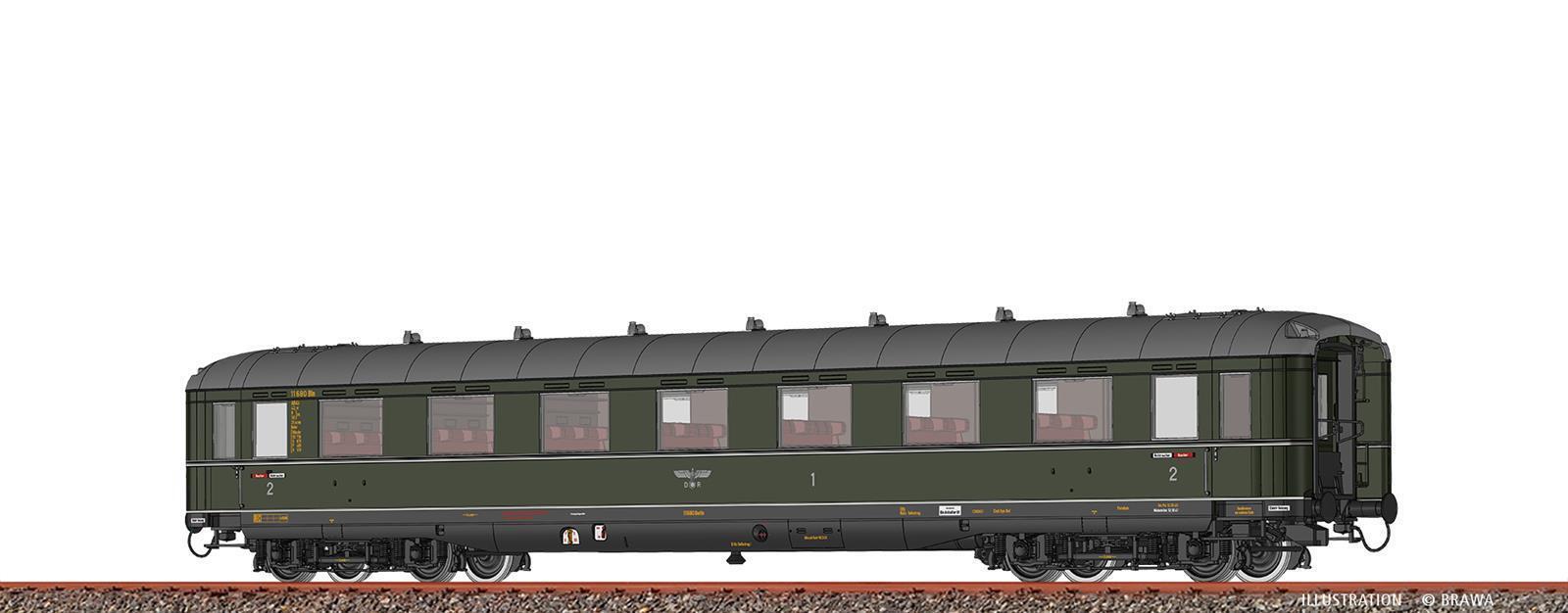 Brawa 51027 Personenwagen 1./2.Klasse AB4i DRG