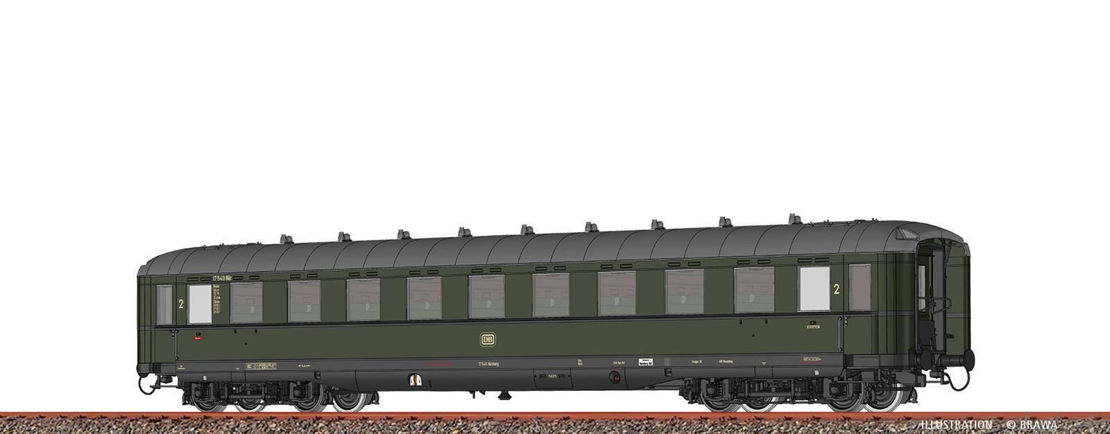 Brawa 51052 Personenwagen 2.Klasse B4üe DB