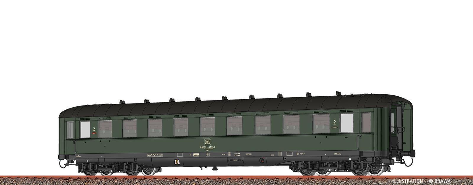 Brawa 51090 Personenwagen 2.Klasse Büe366 DB