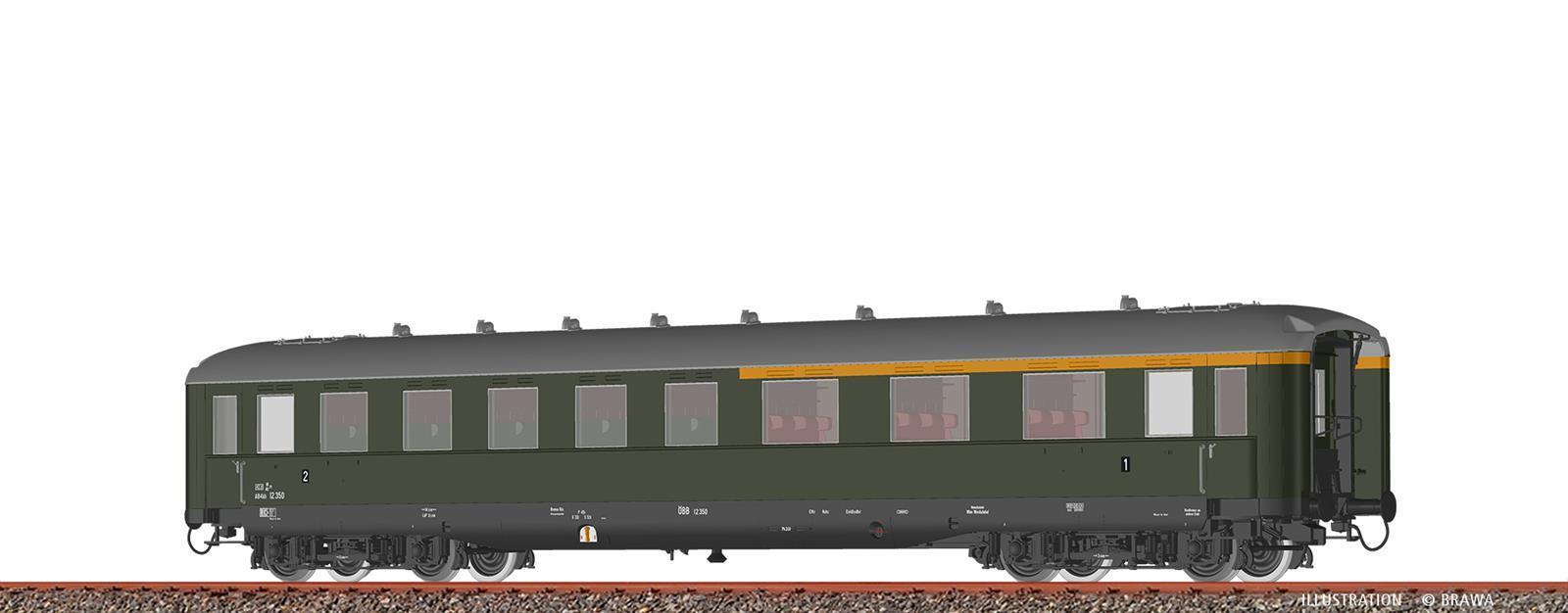 Brawa 51109 Personenwagen 1./2.Klasse AB4üh ÖBB