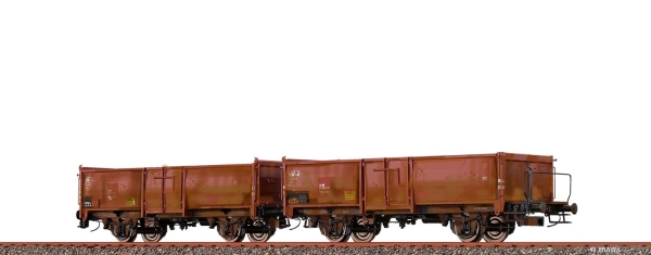 Brawa 48640  Offene Güterwagen E037 SBB, mit Ladegut "Rüben", patiniert, 2er-Einheit