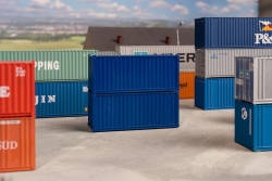 Faller 182054 20 Container, blau, 2er-Set