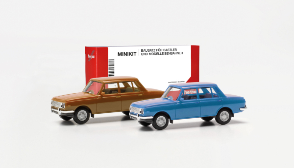 Herpa 013918 Minikit 2 x Wartburg 353 `66