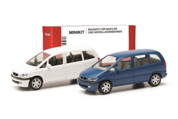 Herpa 013932 Minikit Opel Zafira, 2 Stück