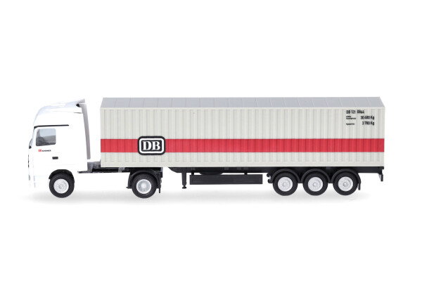 Herpa 066846 Mercedes-Benz Actros Container-Sattelzug "Deutsche Bahn"