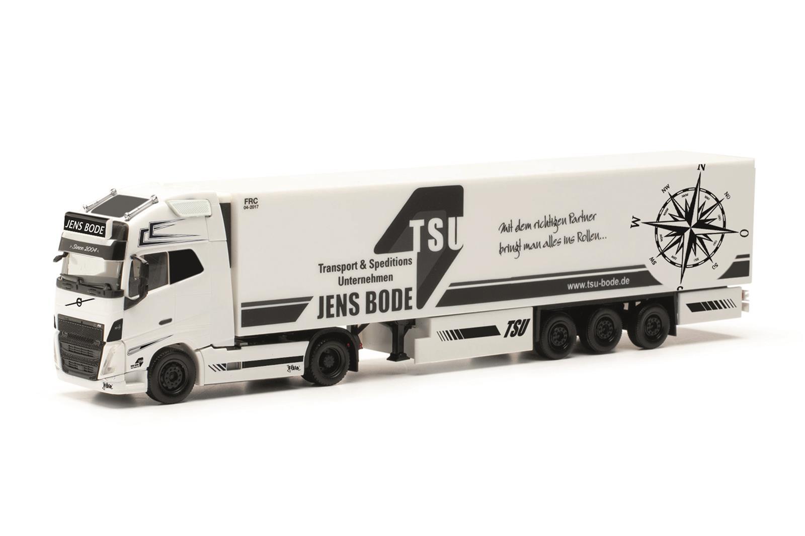 Herpa 317528 Volvo FH Gl. XL 2020 Kühlkoffer-Sattelzug "TSU Bode" (Mecklenburg-Vorpommern / Bützow)