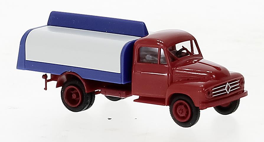 Brekina 38035 Borgward B 1500 Getränkeaufbau rot, blau, 1954,