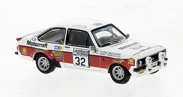 Brekina 19583 Ford Escort RS 1800 1976, Rallye RAC Lombard, B.Waldegard, 32,