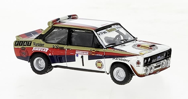 Brekina 22663 Fiat 131 Abarth 1980, Fiat Warsteiner, Rally Hunsrück, W.Röhrl, 1,