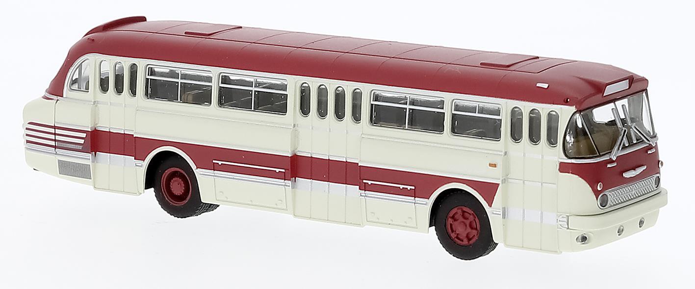 Brekina 59577 Ikarus 66 3-türig weiss, rot, 1965