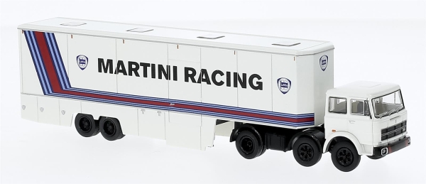 Brekina 58577 Fiat 691 T Renntransport-SZ 1977, Lancia Martini,