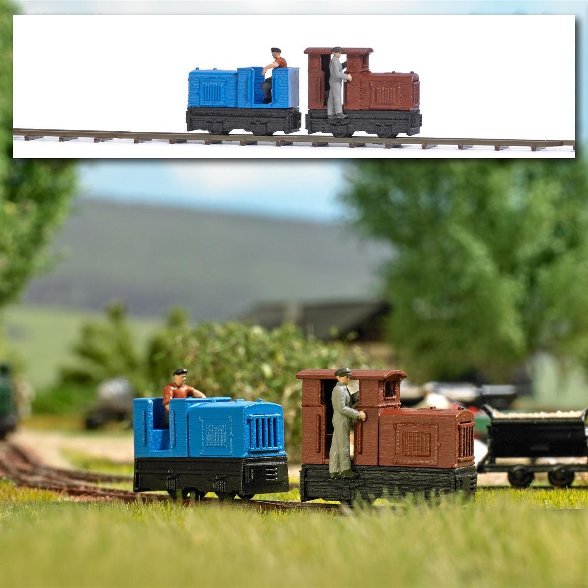 Busch 8075 2 Loks mit Fahrern N