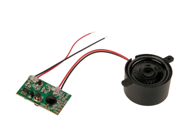 Noch 66380 Feuerwehrwache mit micro-sound Sirene