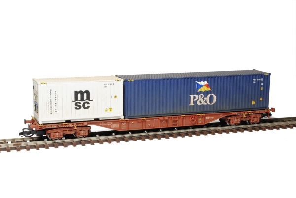 Sdv Model 12124 Containertragwagen Sgnss 55 CD-Cargo - Bausatz