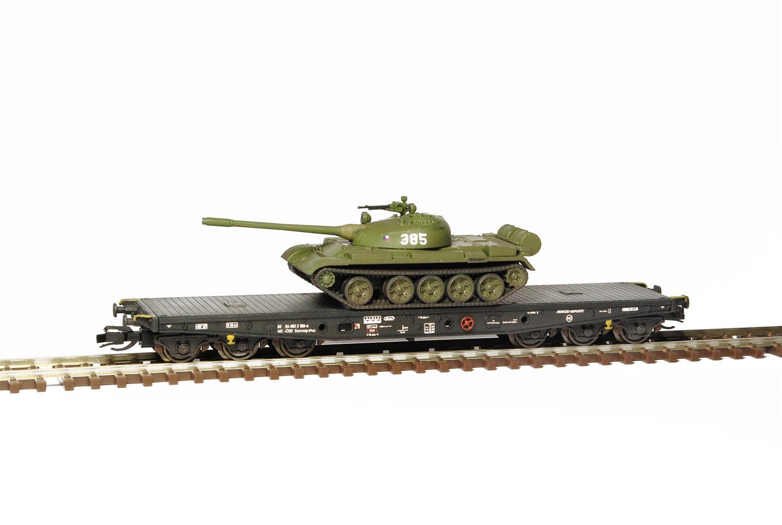 Sdv Model 12092 Schwerlastwagen Sammp10 mit Panzer T54/55, CSD - Bausatz