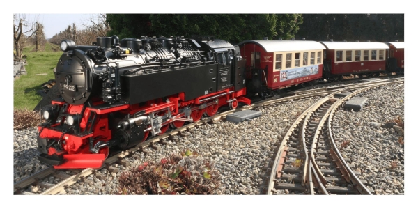 LGB 26812 Tenderlokomotive BR 99 222 HSB "125. Geburtstag der Brockenbahn"