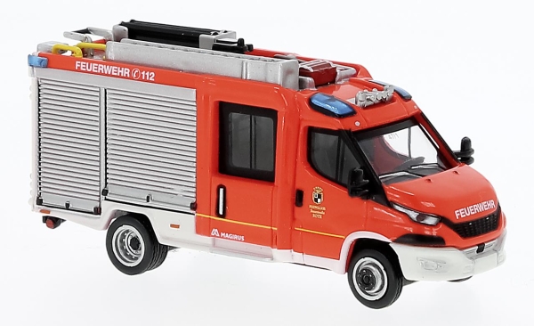 Brekina PCX870548 Iveco Magirus Daily MLF 2021, Feuerwehr Roth,